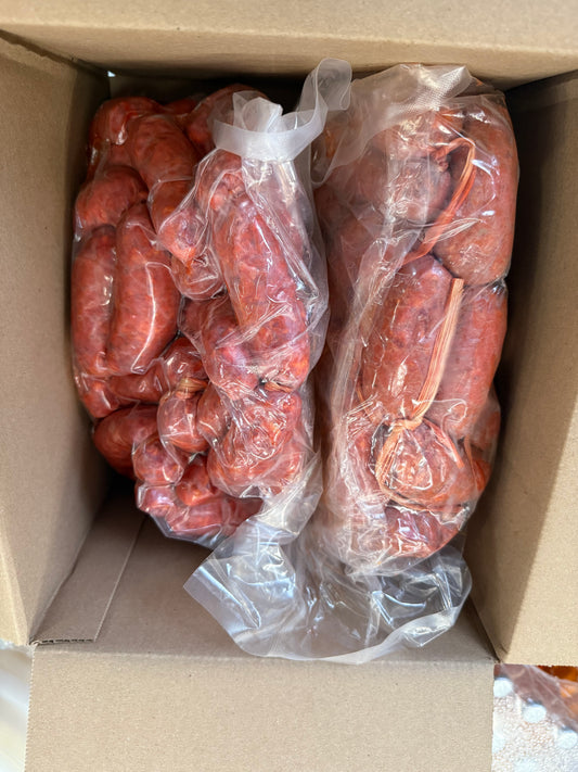 Chorizo Salvadoreño 2/10 Lbs (20Lbs)