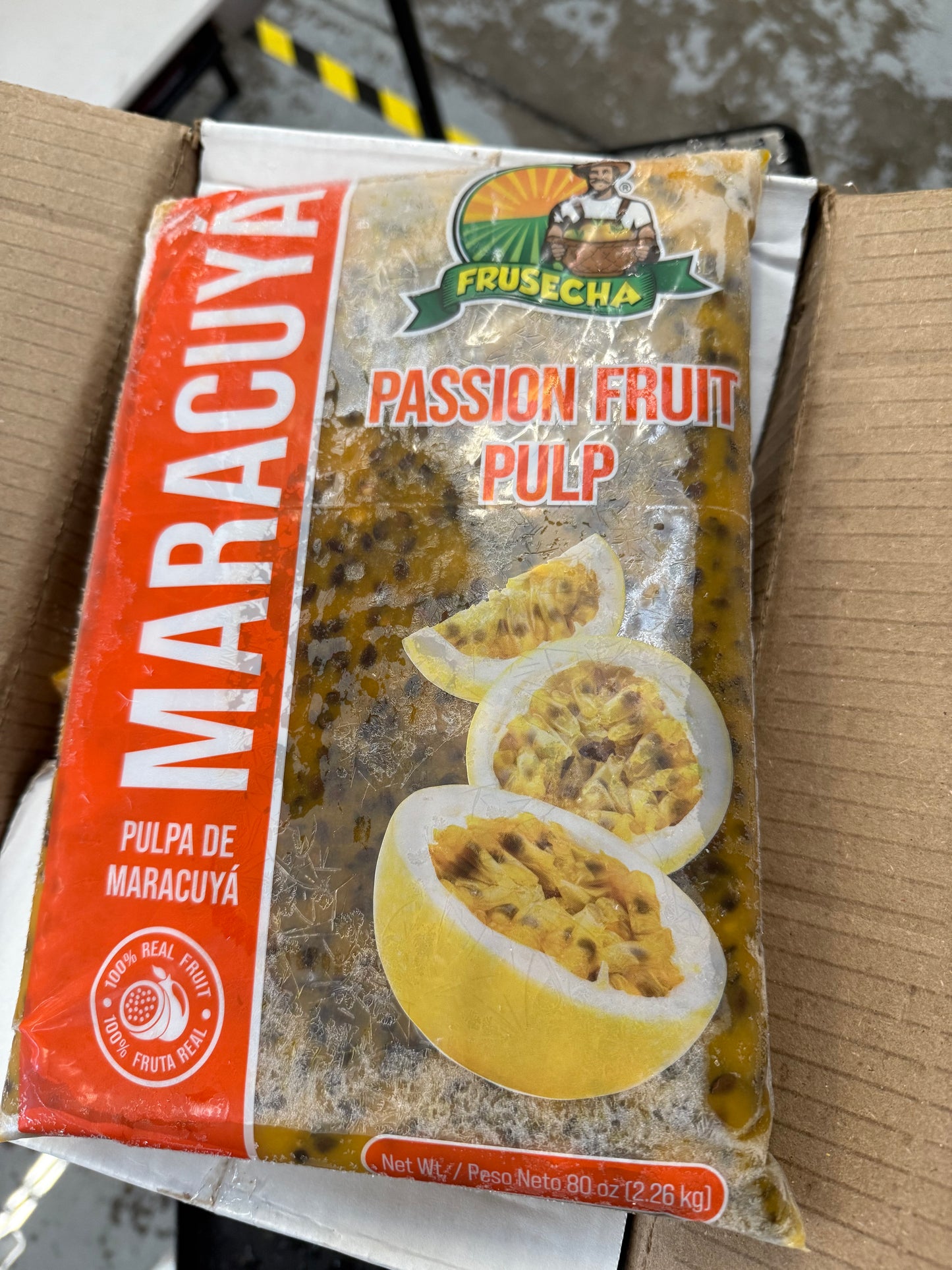 Pulpa de Maracuya c/semilla 5Lbs Bag