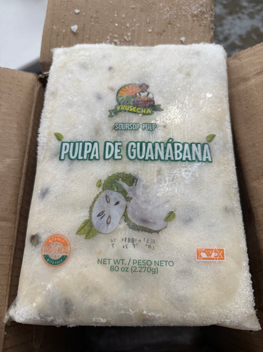 Pulpa de Guanabana 5Lbs Bag
